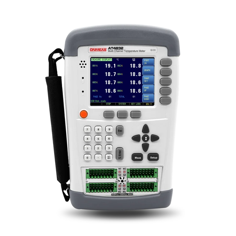 AT4832 Handheld Multi-Channel Temperature Tester