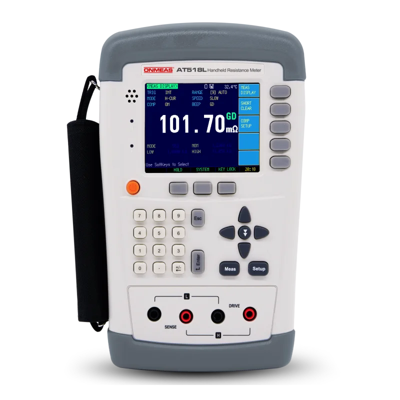 AT518L Handheld DC Low Resistance Tester