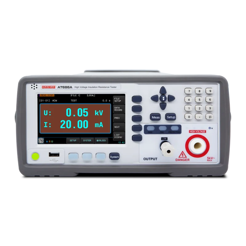High-Voltage Insulation Resistance Tester